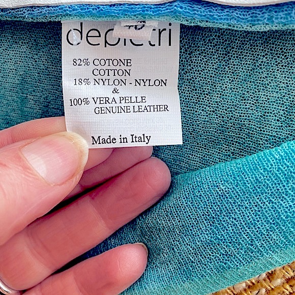 HP🥂♥️LEATHER , ONE OF A KIND , Italian Couture💜Valentina DePeitri 💗pure ART⭐️ - Picture 7 of 16